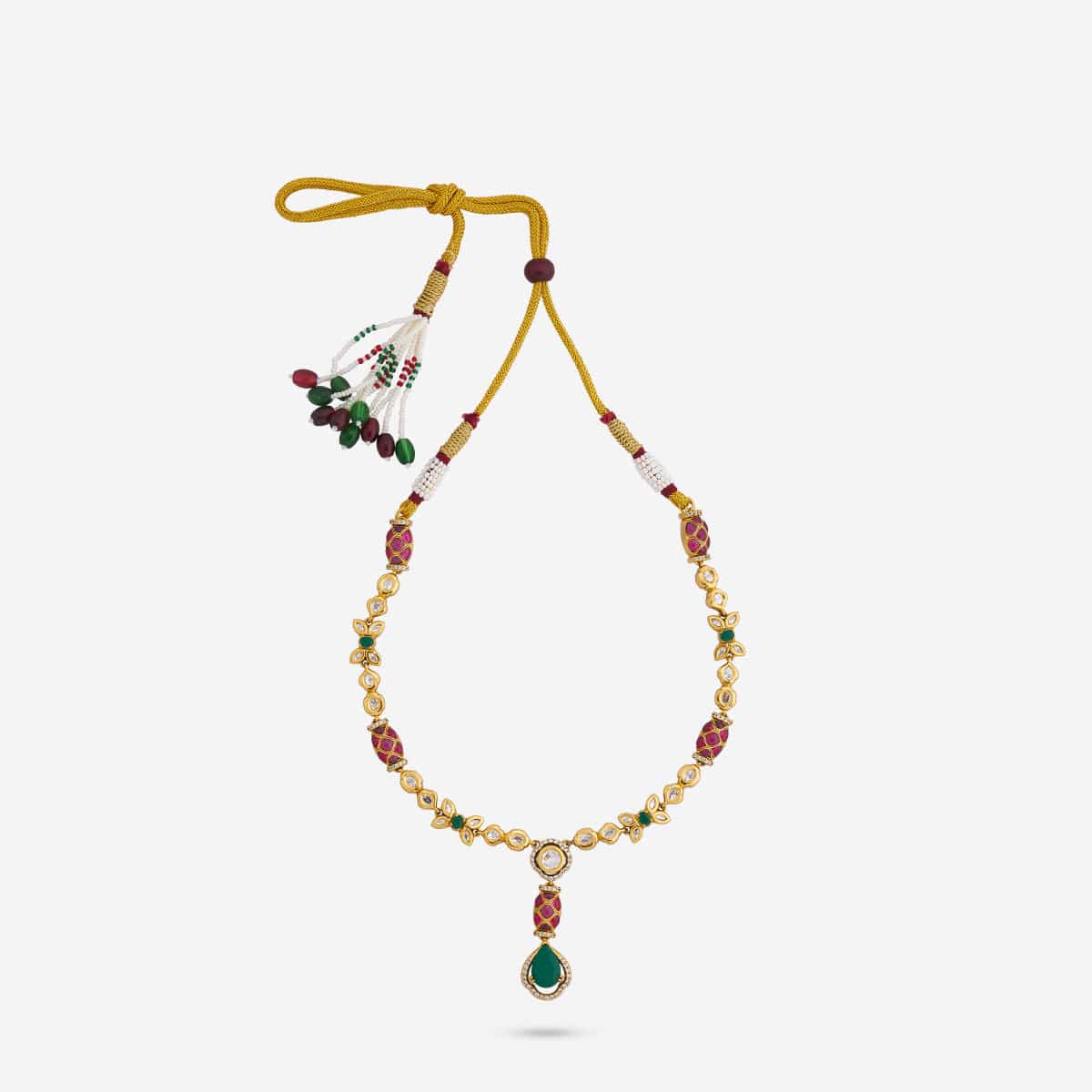 Kundan Necklace 189243 - Image 4