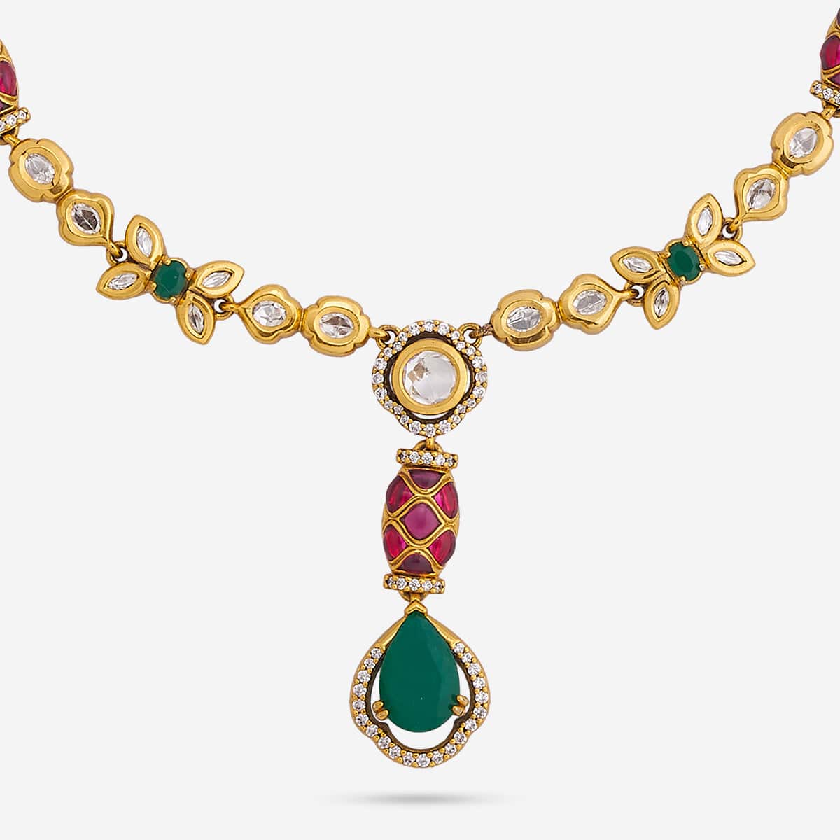 Kundan Necklace 189243 - Image 5