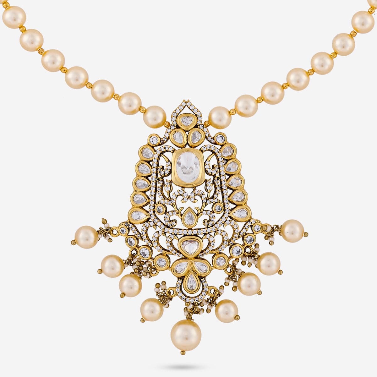 Kundan Necklace 189244 - Image 5