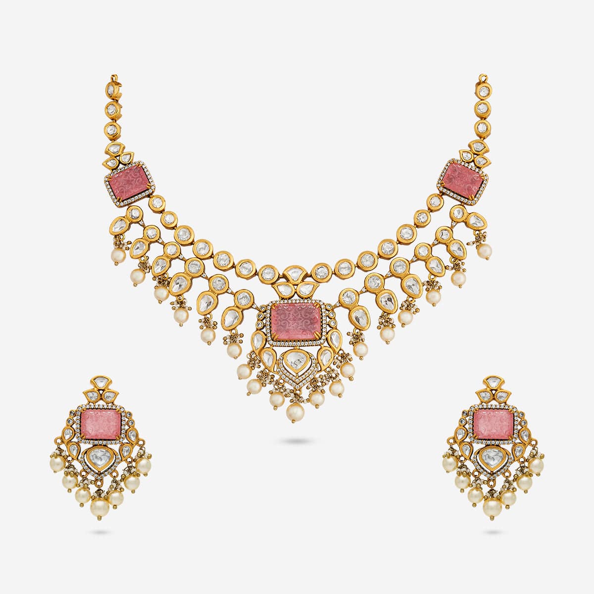 Kundan Necklace 191726 - Image 12