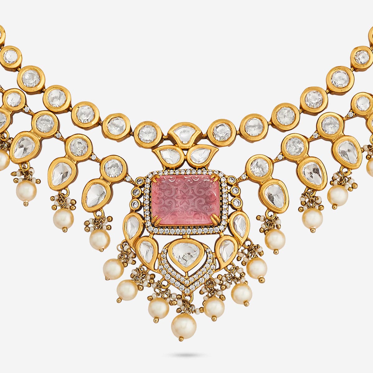 Kundan Necklace 191726 - Image 15