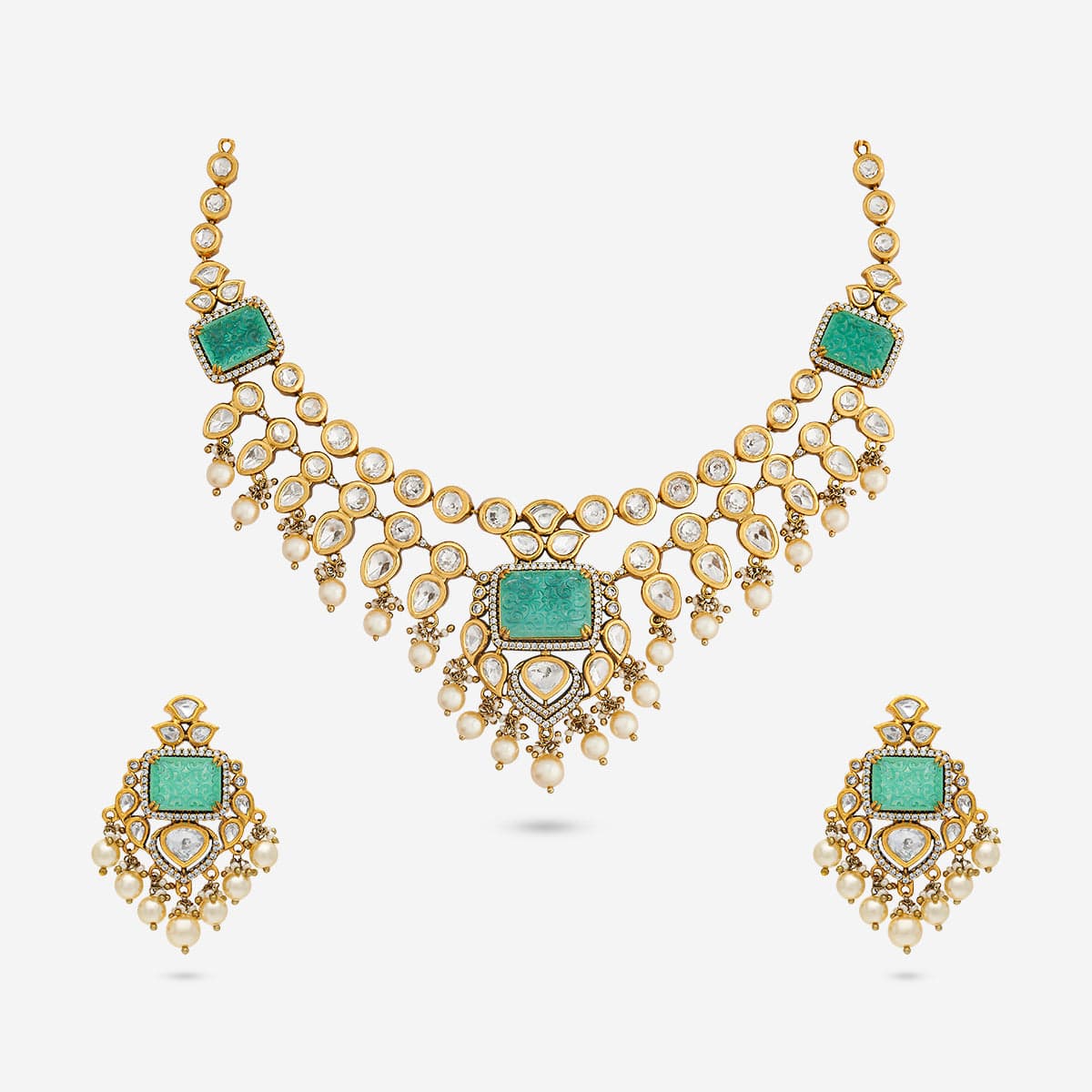 Kundan Necklace 191726 - Image 17