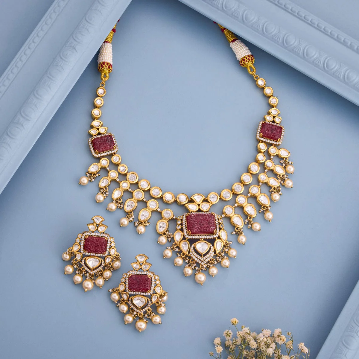 Kundan Necklace 191726 - Image 2