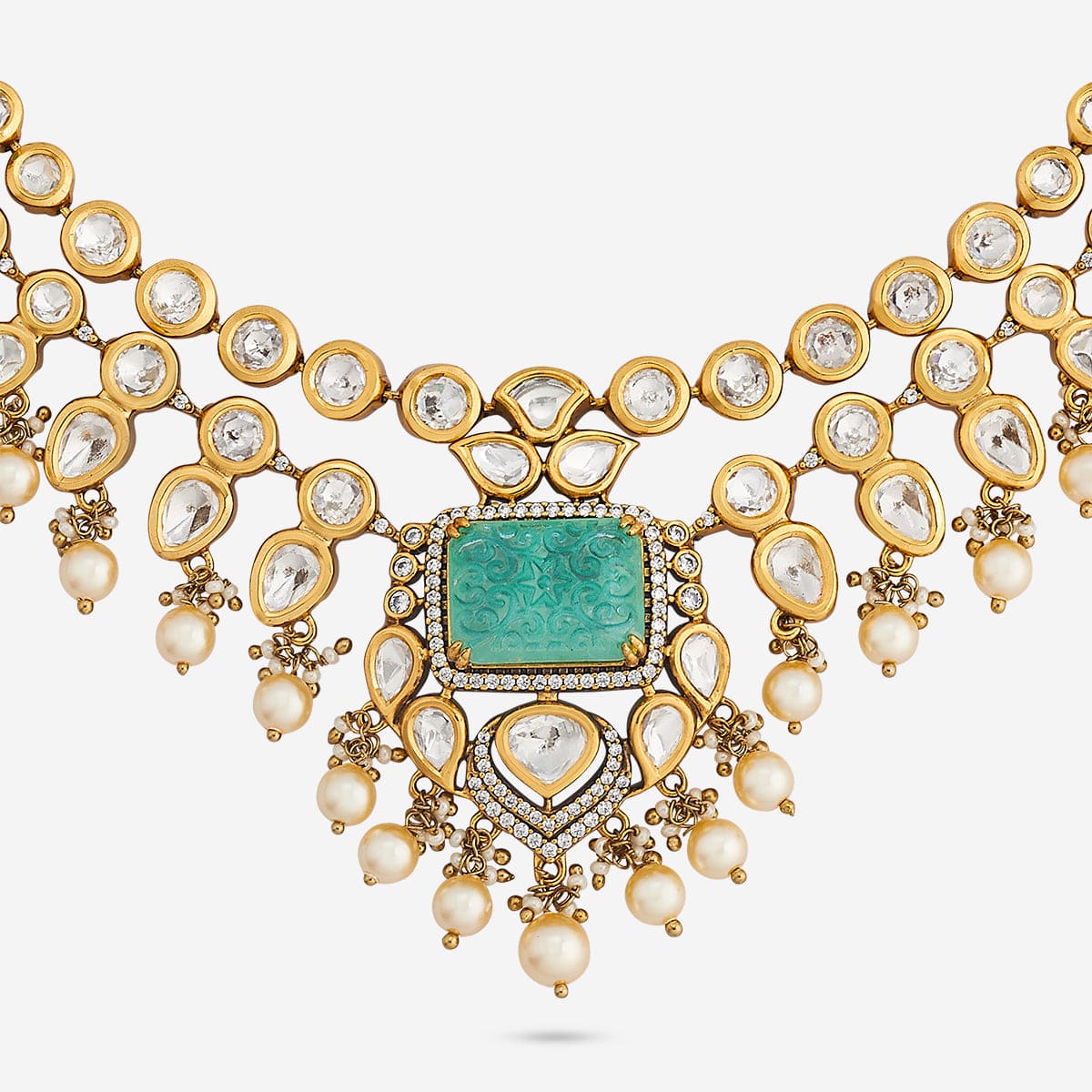 Kundan Necklace 191726 - Image 20