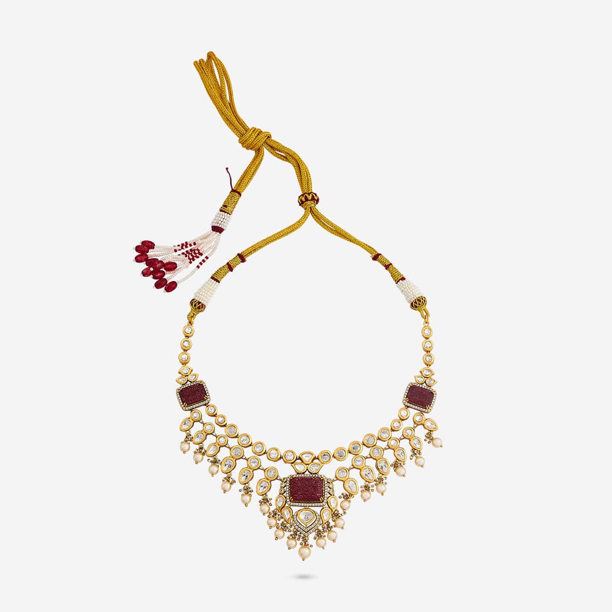 Kundan Necklace 191726 - Image 3
