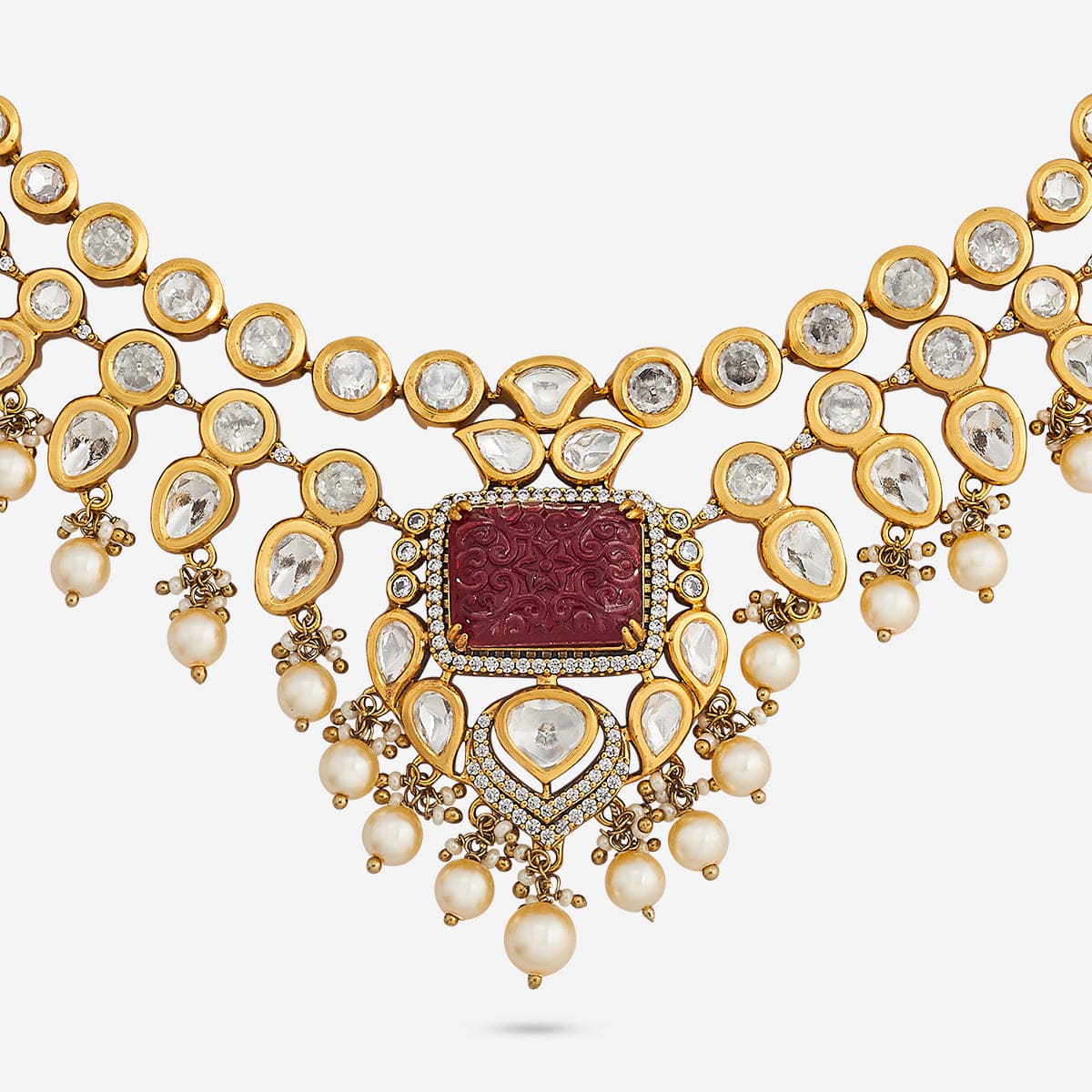 Kundan Necklace 191726 - Image 4
