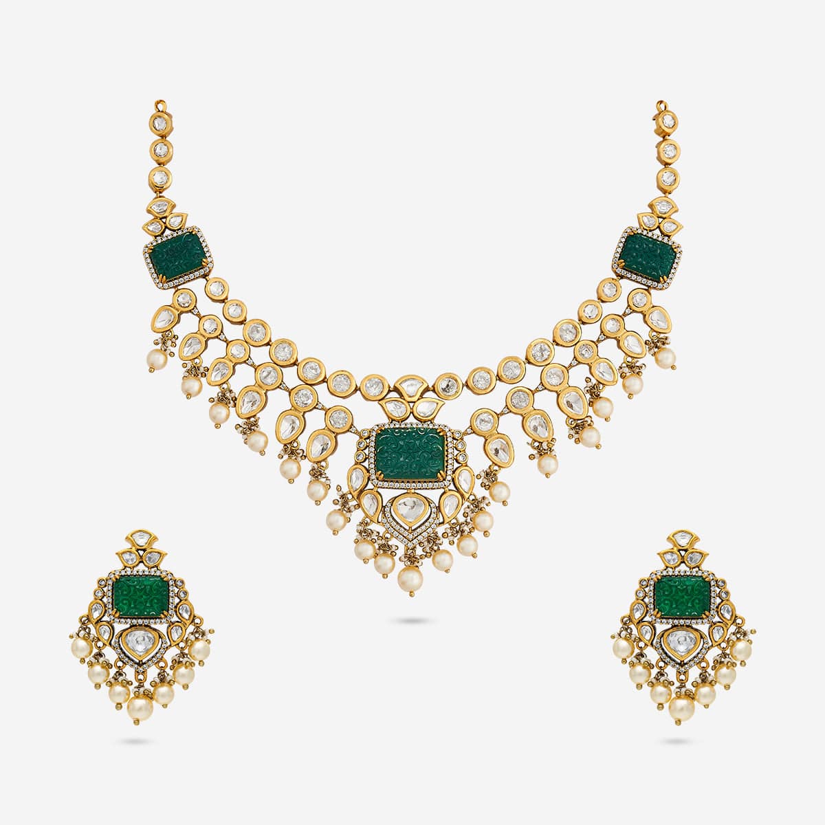 Kundan Necklace 191726 - Image 6