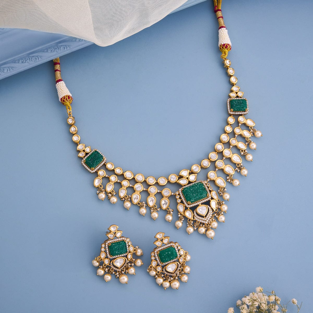Kundan Necklace 191726 - Image 7
