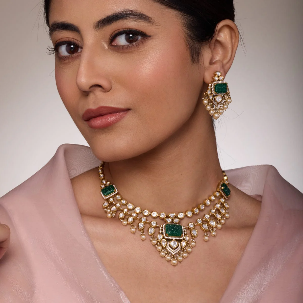 Kundan Necklace 191726 - Image 8