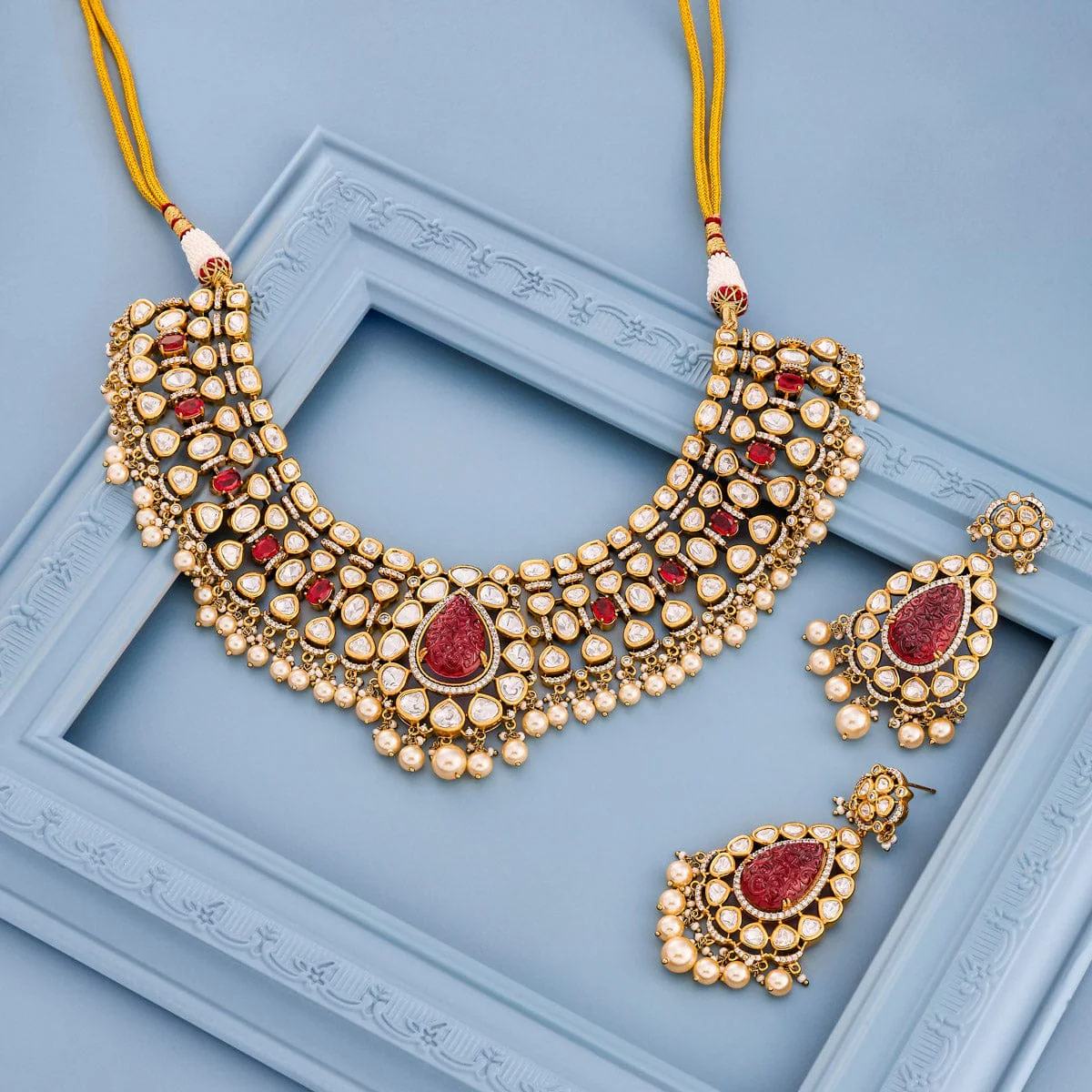 Kundan Necklace 191731 - Image 2