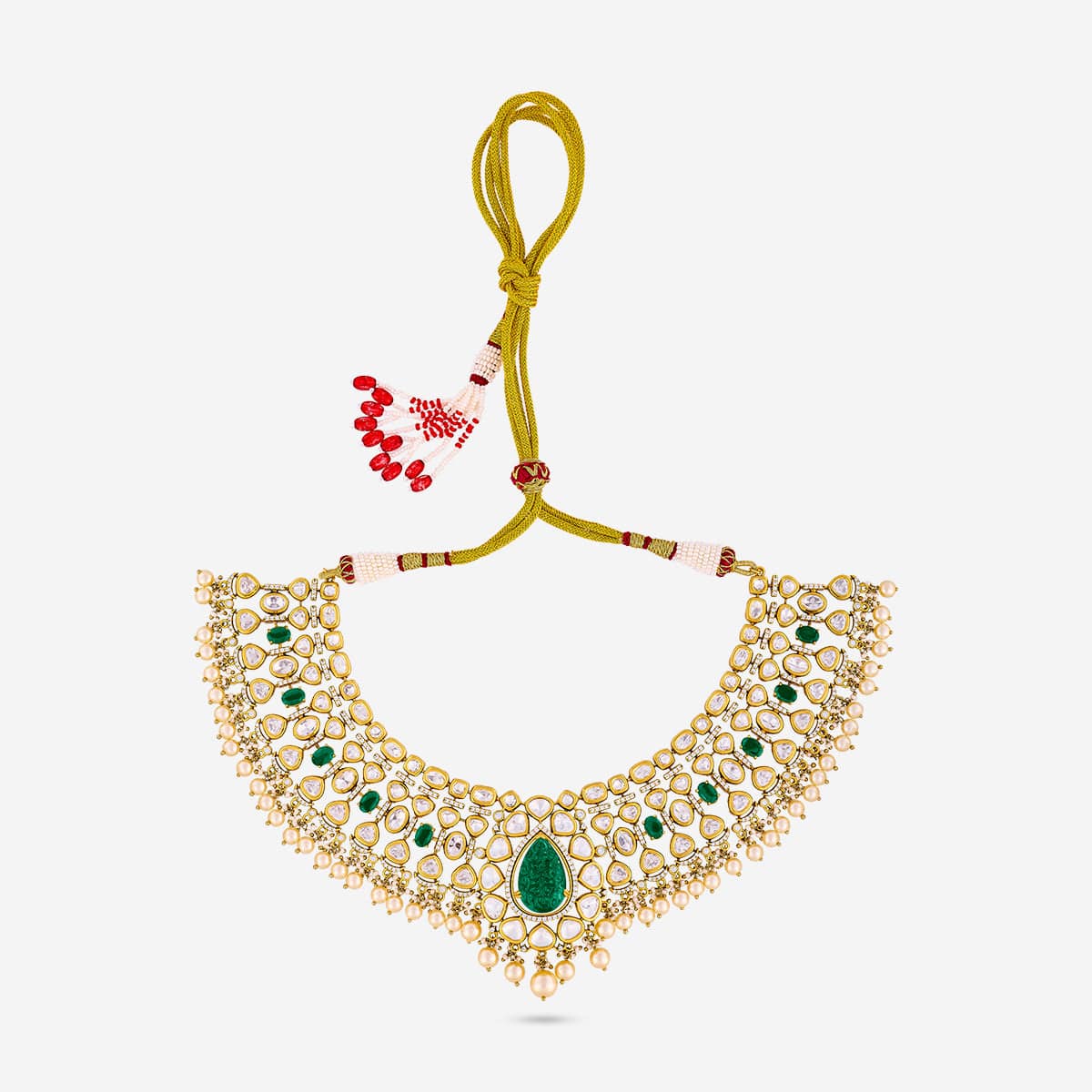 Kundan Necklace 191731 - Image 9
