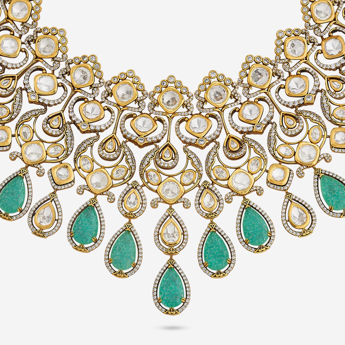 Kundan Necklace 191735 - Image 10