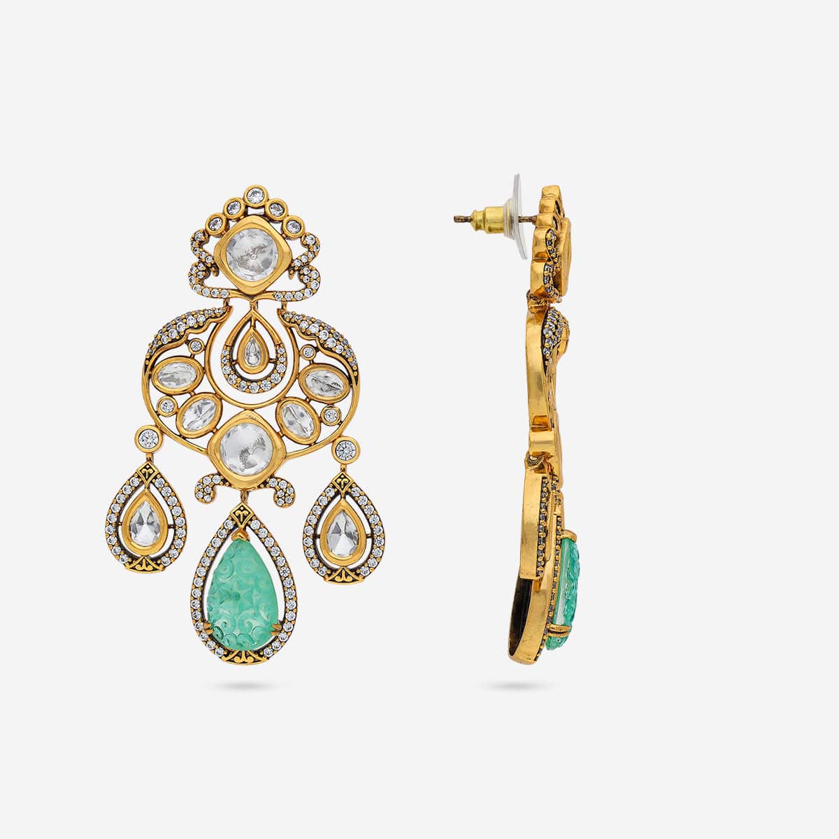 Kundan Necklace 191735 - Image 11