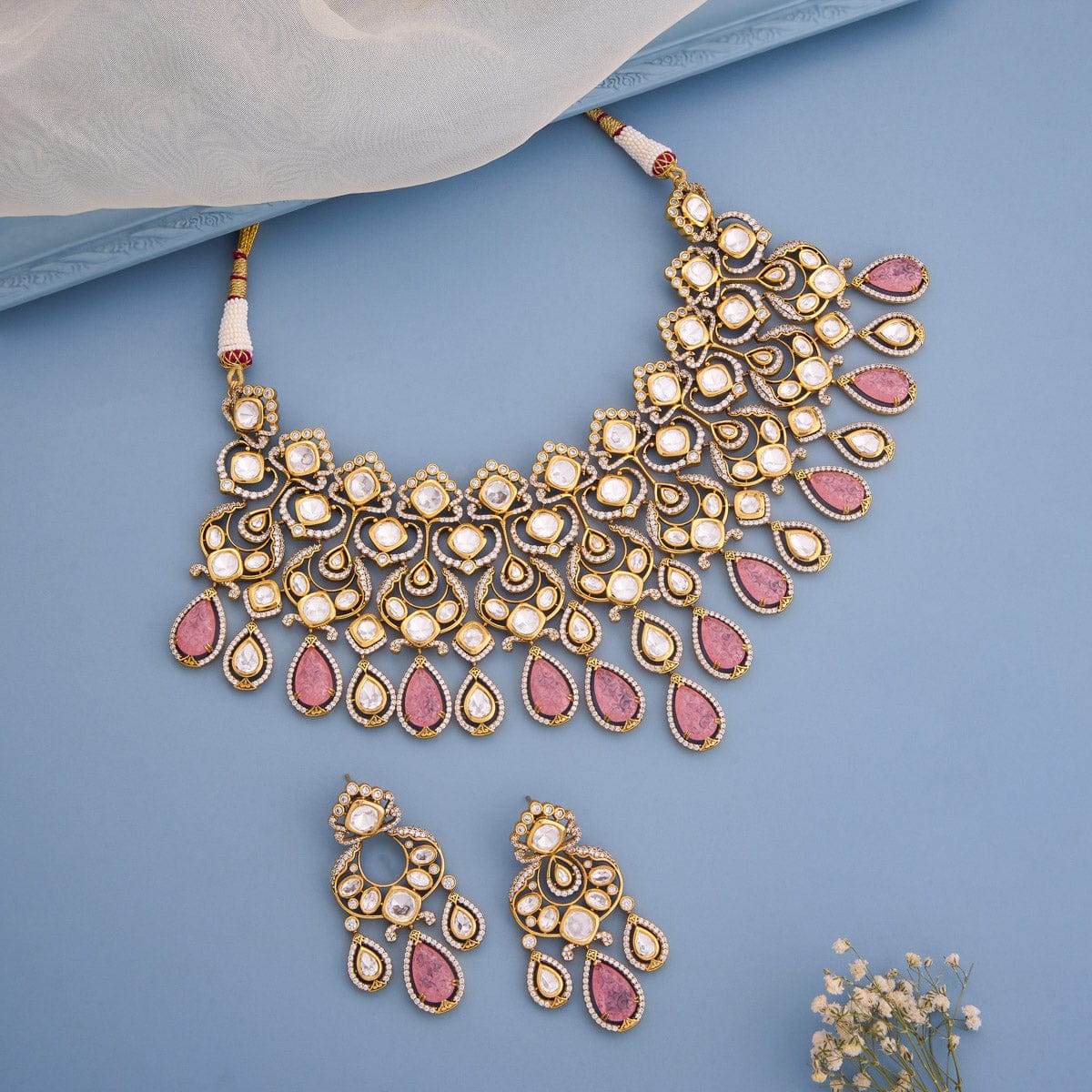 Kundan Necklace 191735 - Image 2