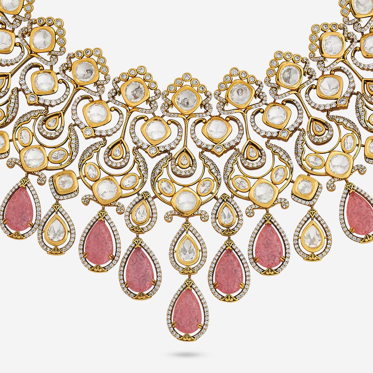 Kundan Necklace 191735 - Image 4