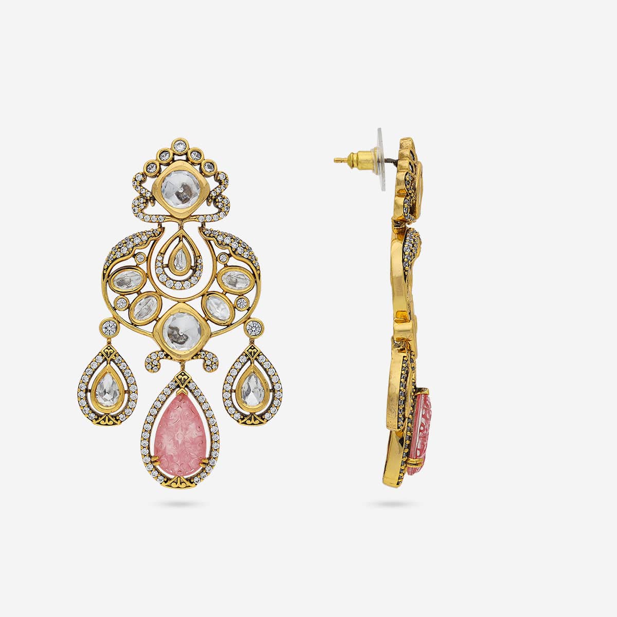 Kundan Necklace 191735 - Image 5