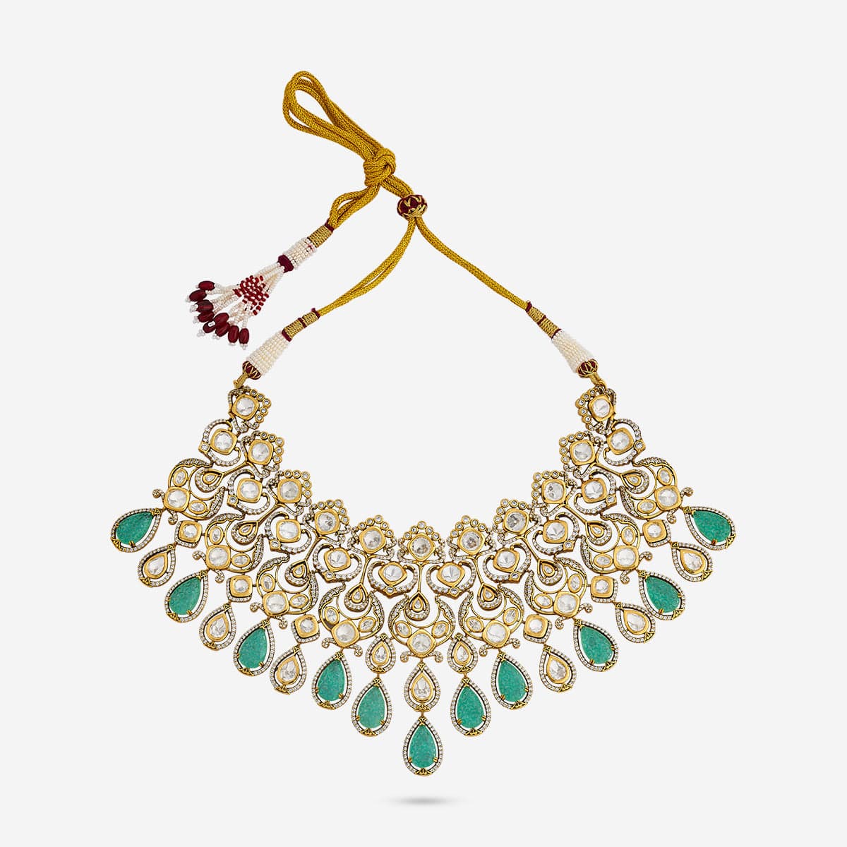 Kundan Necklace 191735 - Image 9