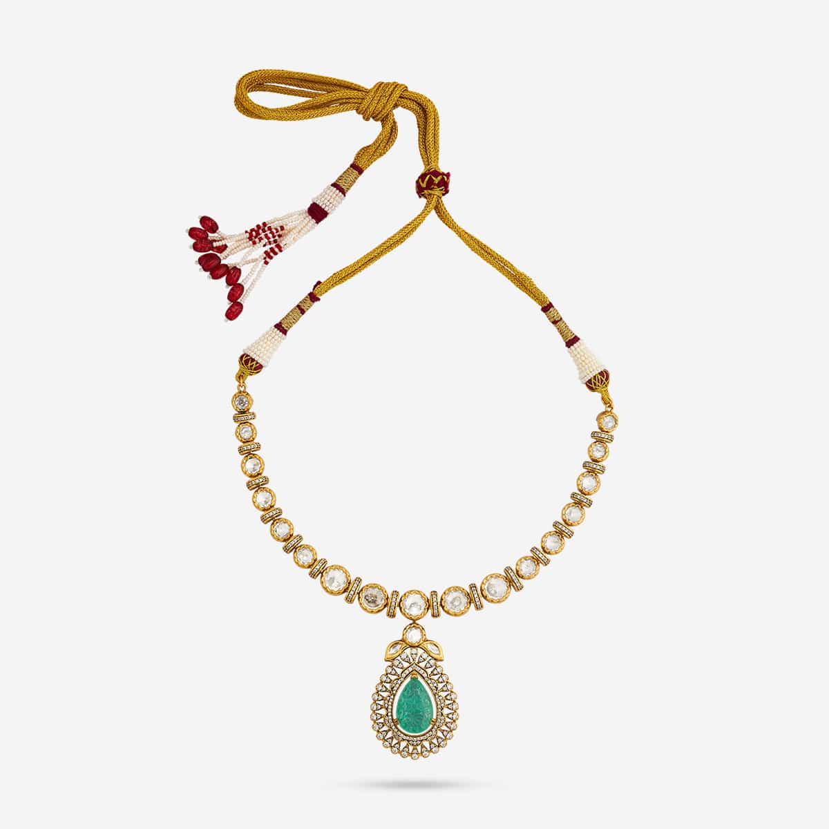 Kundan Necklace 191748 - Image 14