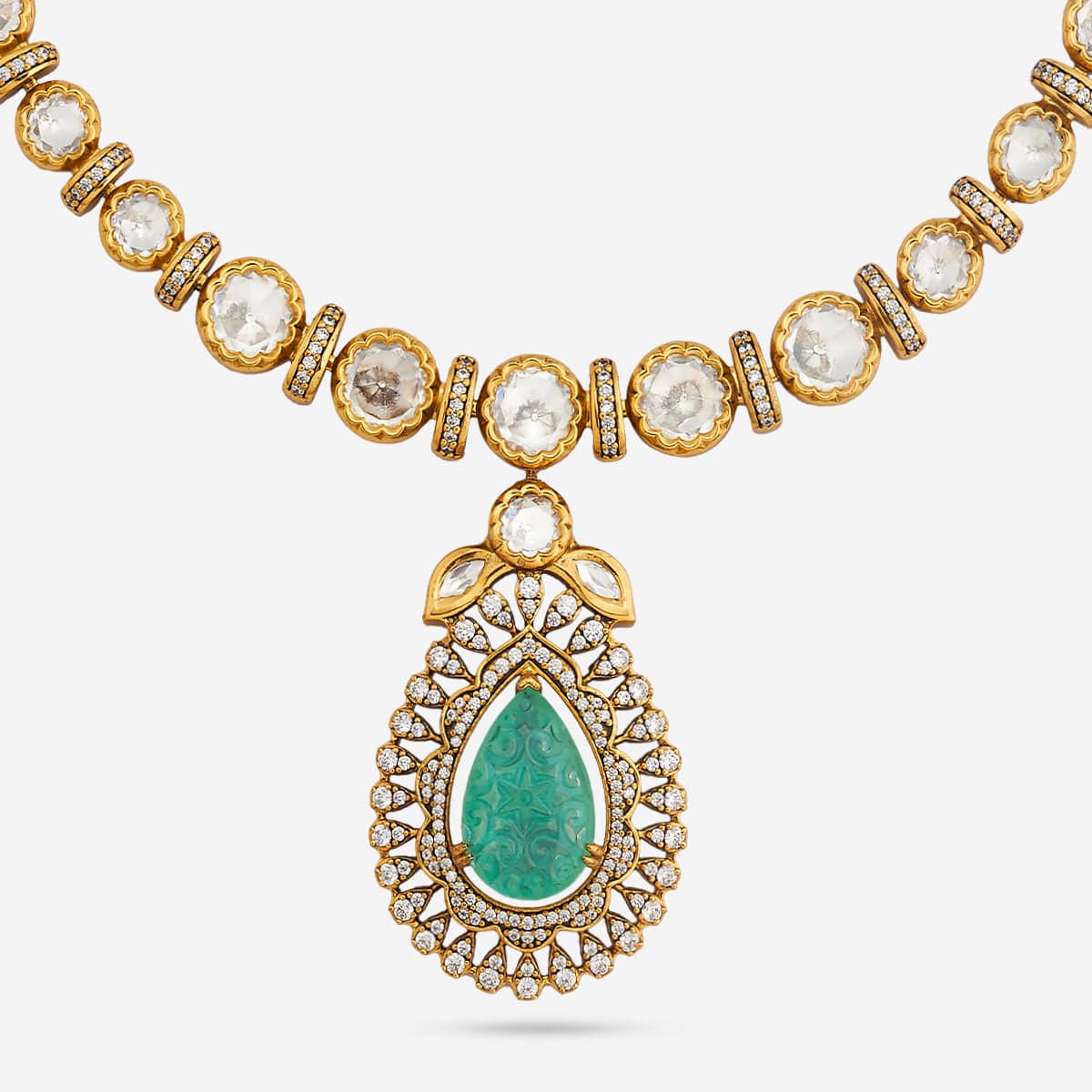 Kundan Necklace 191748 - Image 15