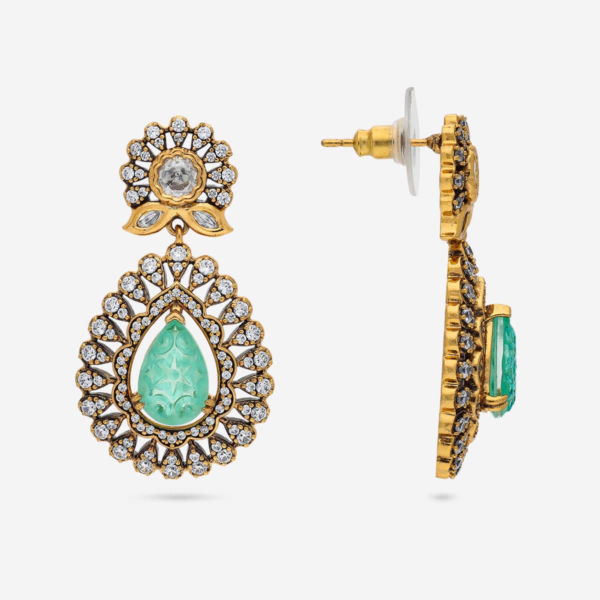 Kundan Necklace 191748 - Image 16