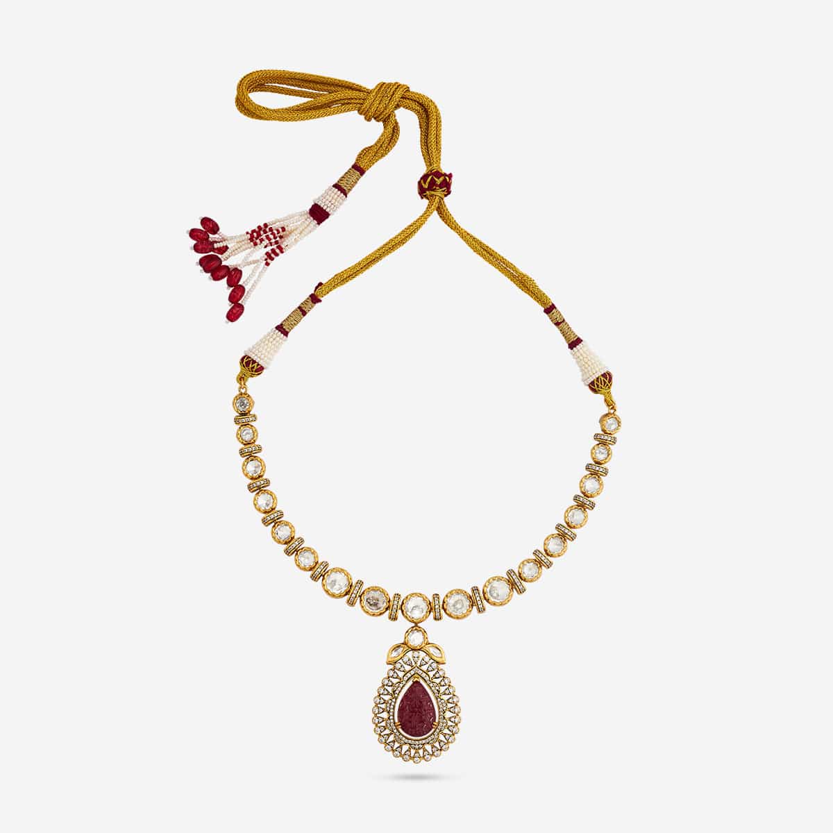 Kundan Necklace 191748 - Image 3