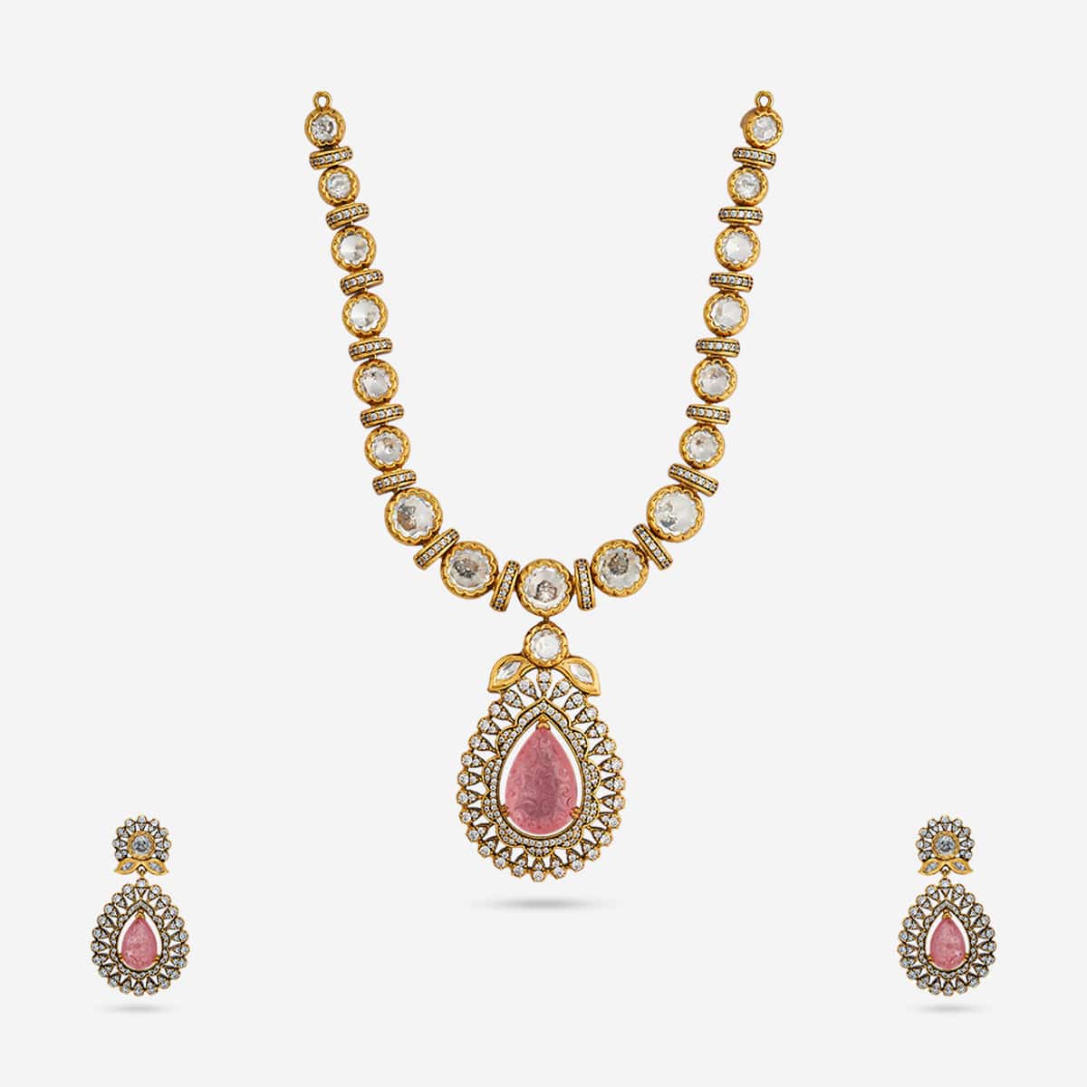 Kundan Necklace 191748 - Image 6