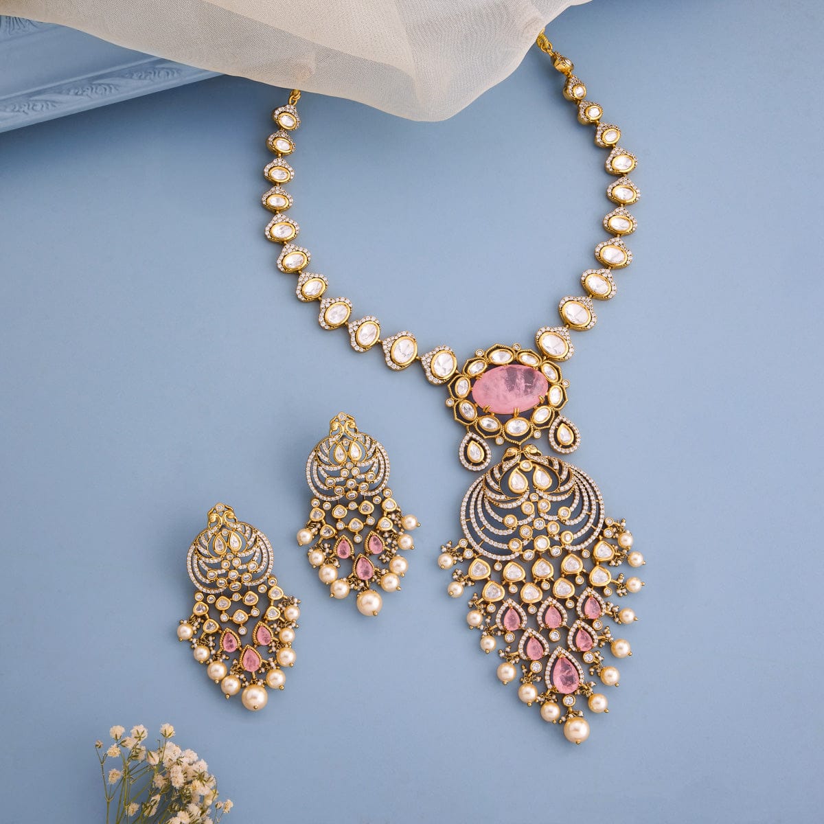 Kundan Necklace 191754 - Image 2