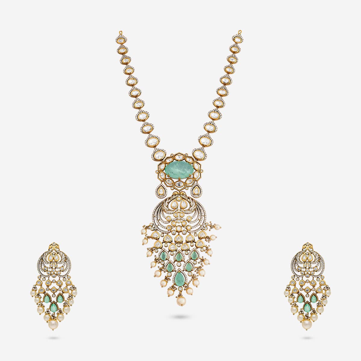 Kundan Necklace 191754 - Image 6