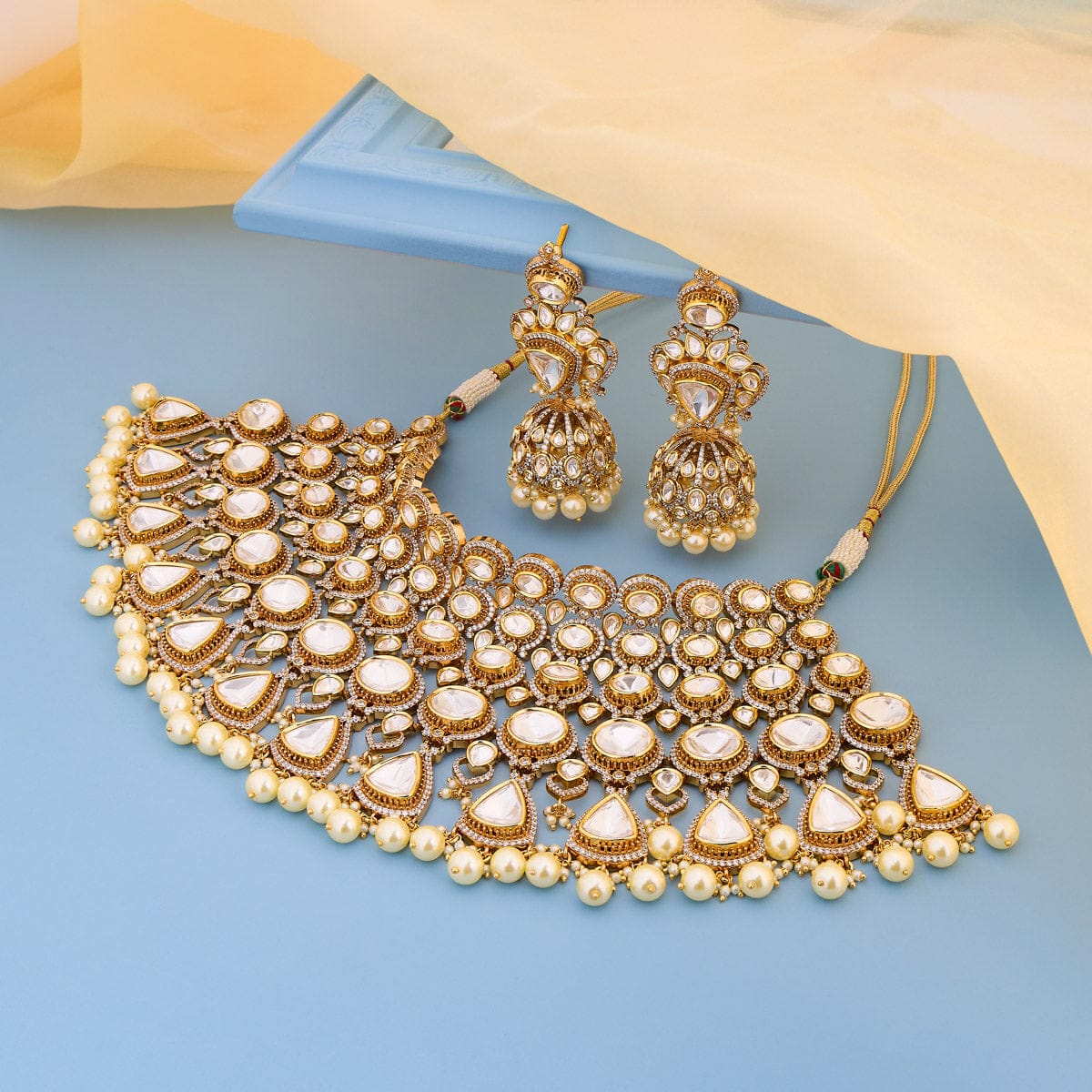 Kundan Necklace 193671 - Image 2