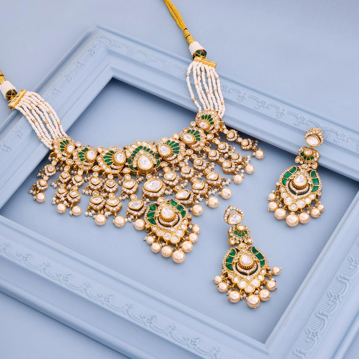 Kundan Necklace 193722 - Image 2