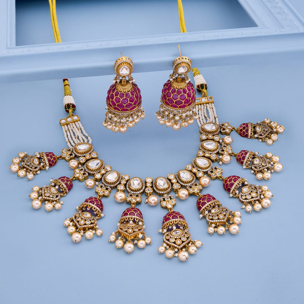 Kundan Necklace 193729 - Image 2