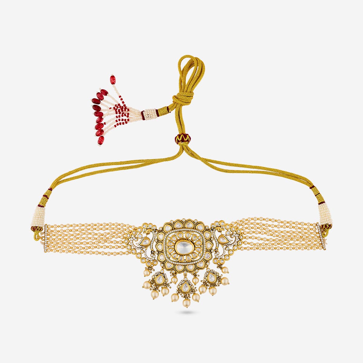 Kundan Necklace 194009 - Image 4