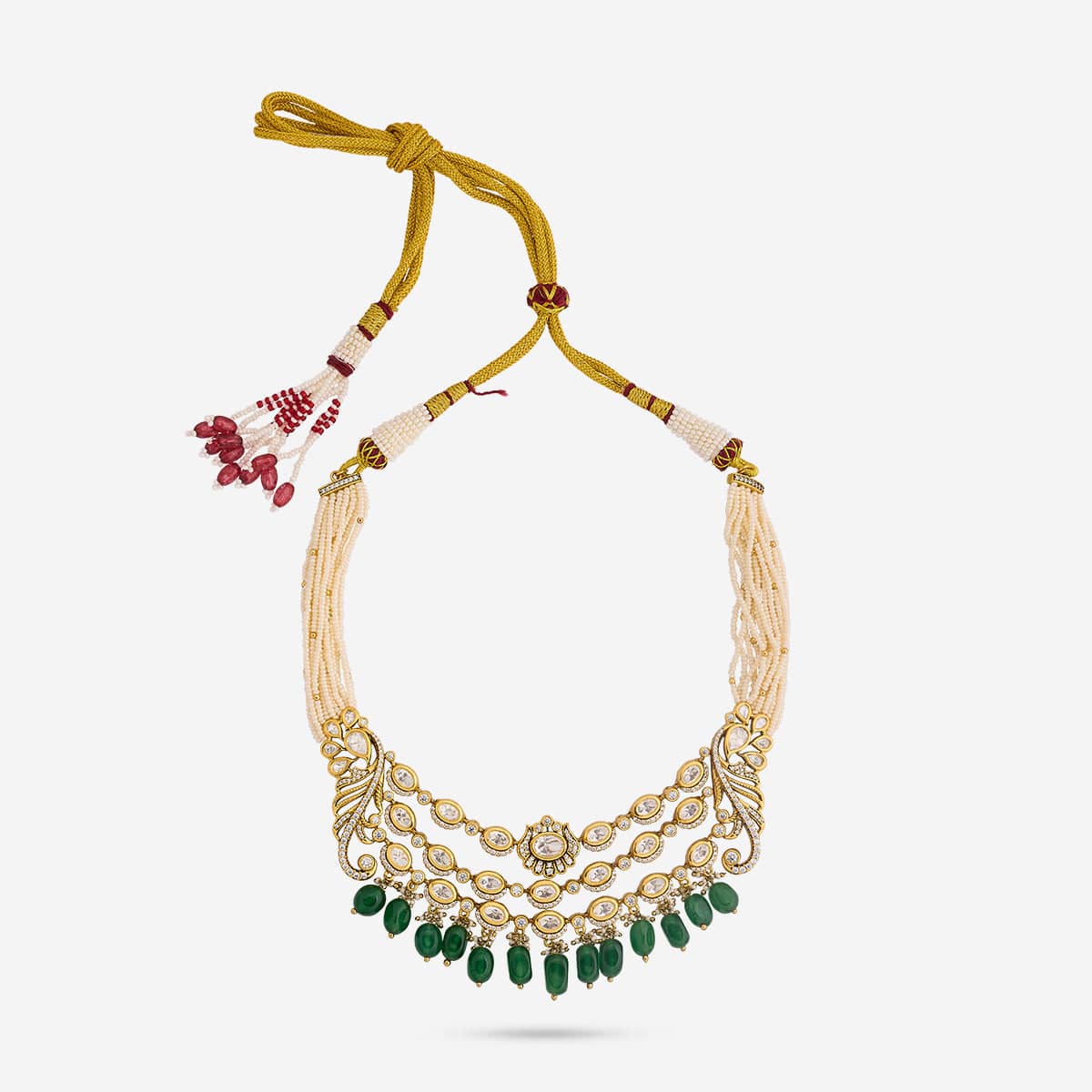 Kundan Necklace 194010 - Image 4