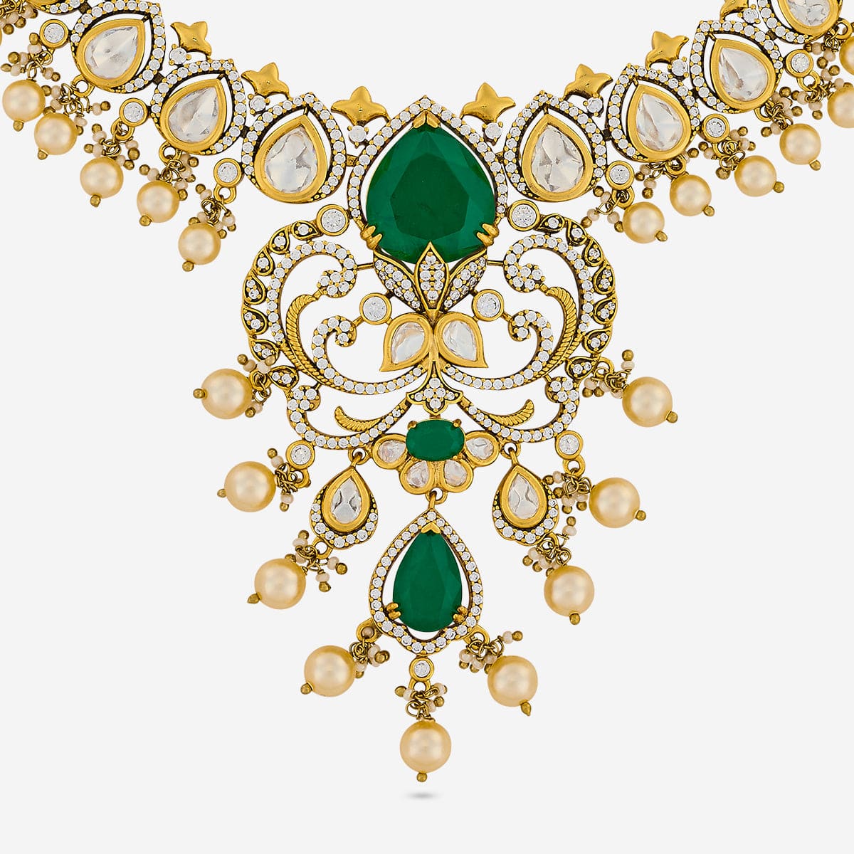 Kundan Necklace 194013 - Image 10