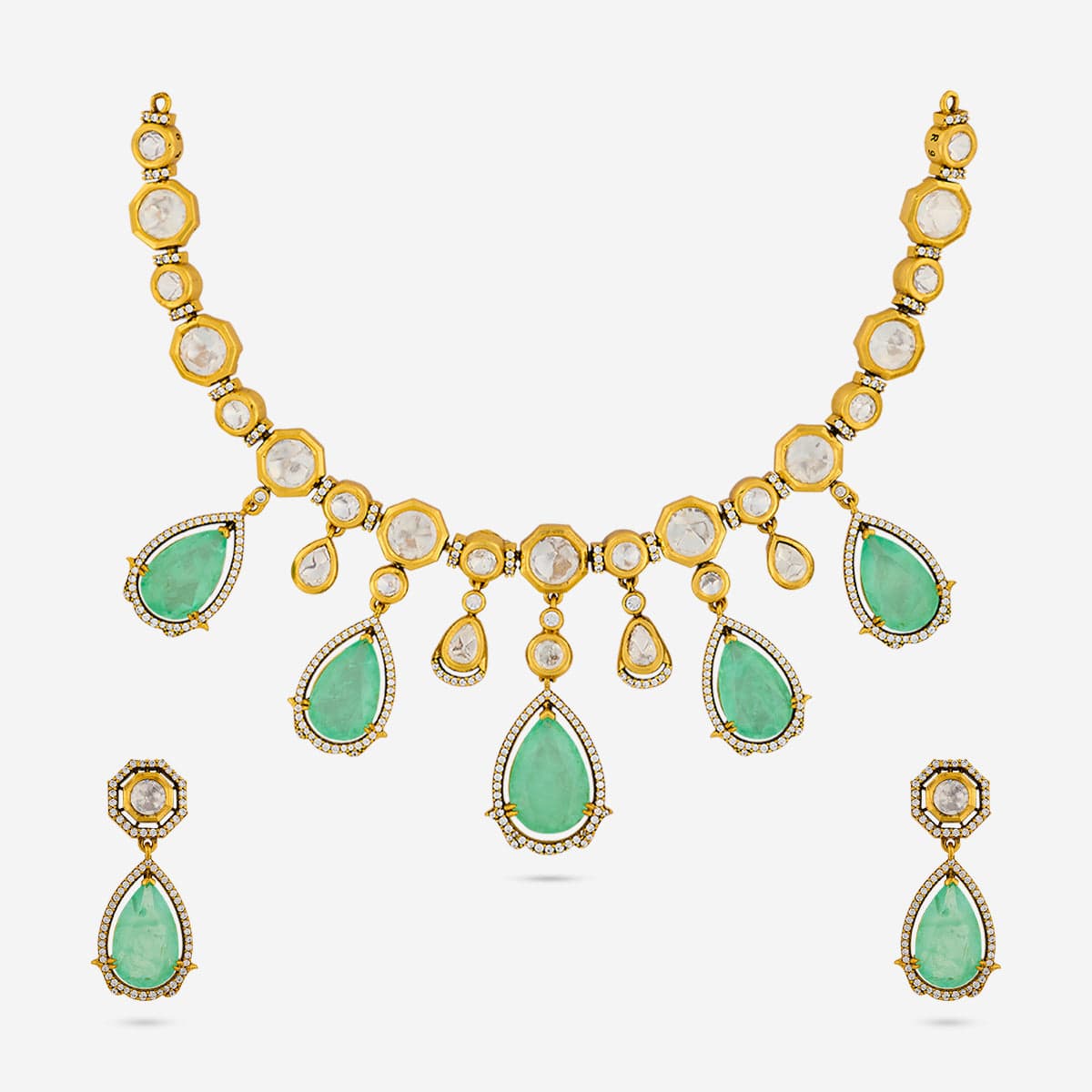 Kundan Necklace 194014 - Image 12