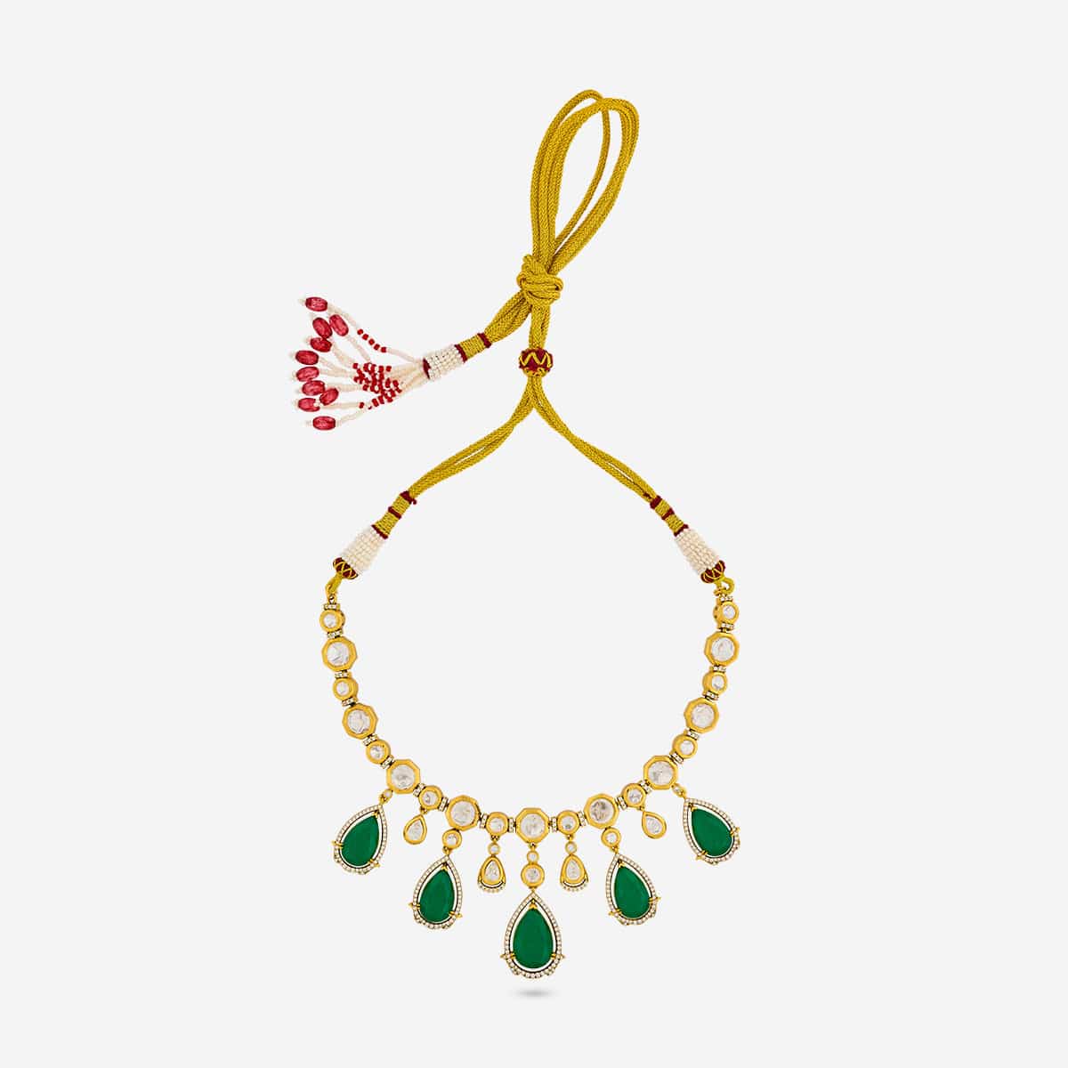 Kundan Necklace 194014 - Image 4