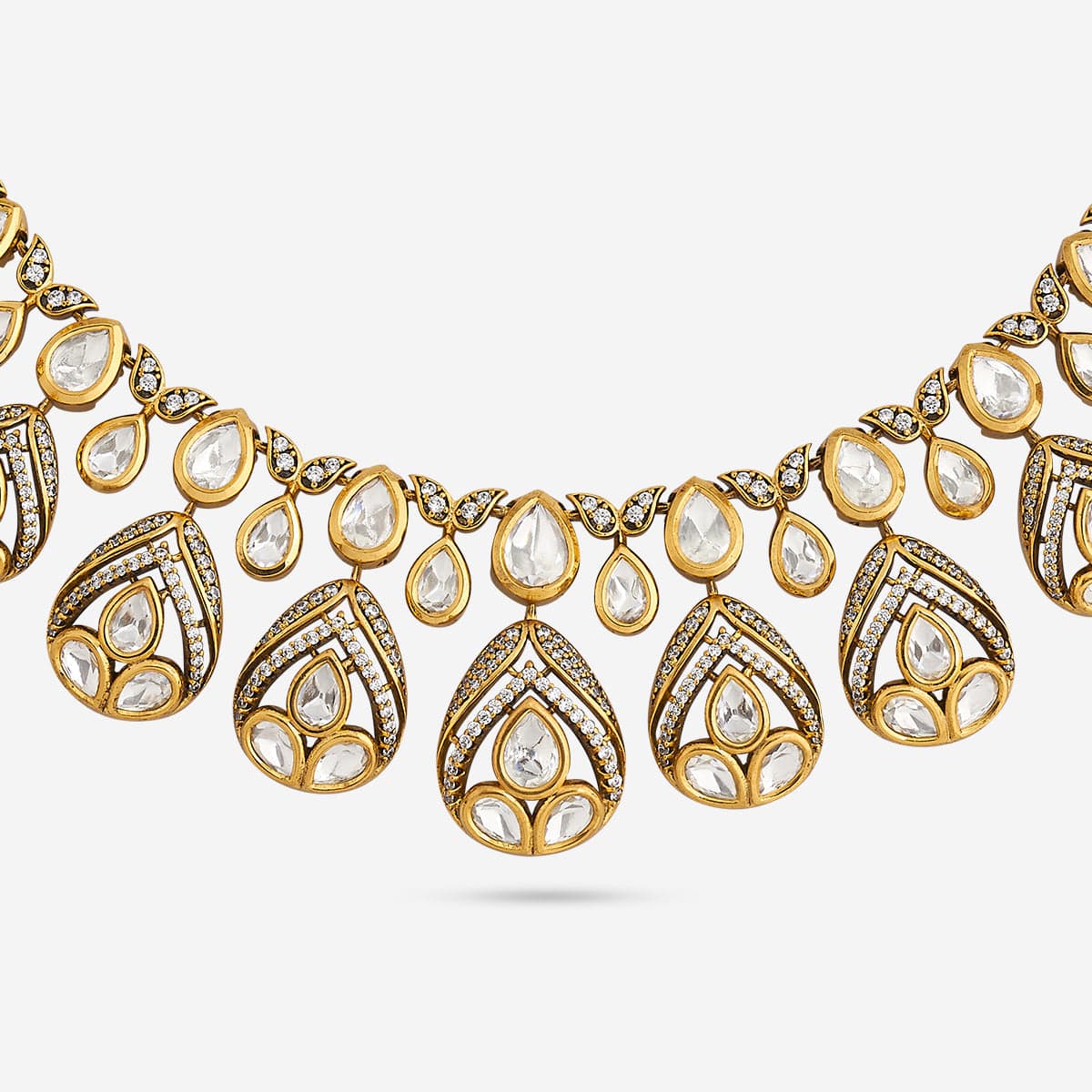 Kundan Necklace 195201 - Image 5