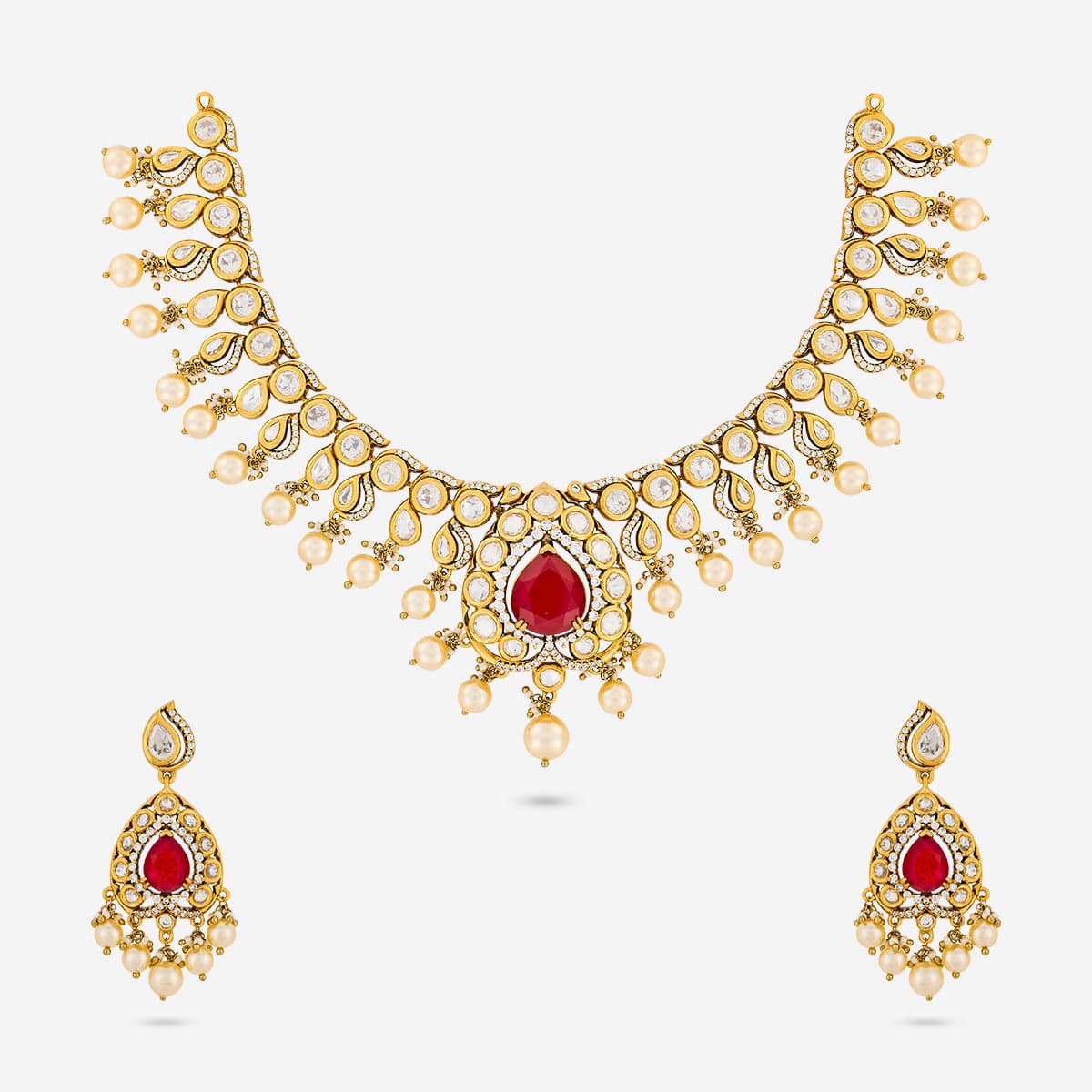 Kundan Necklace 195204