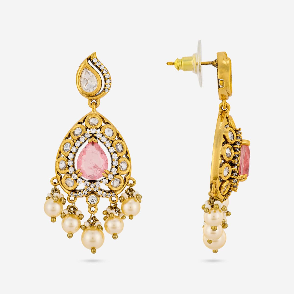 Kundan Necklace 195204 - Image 10