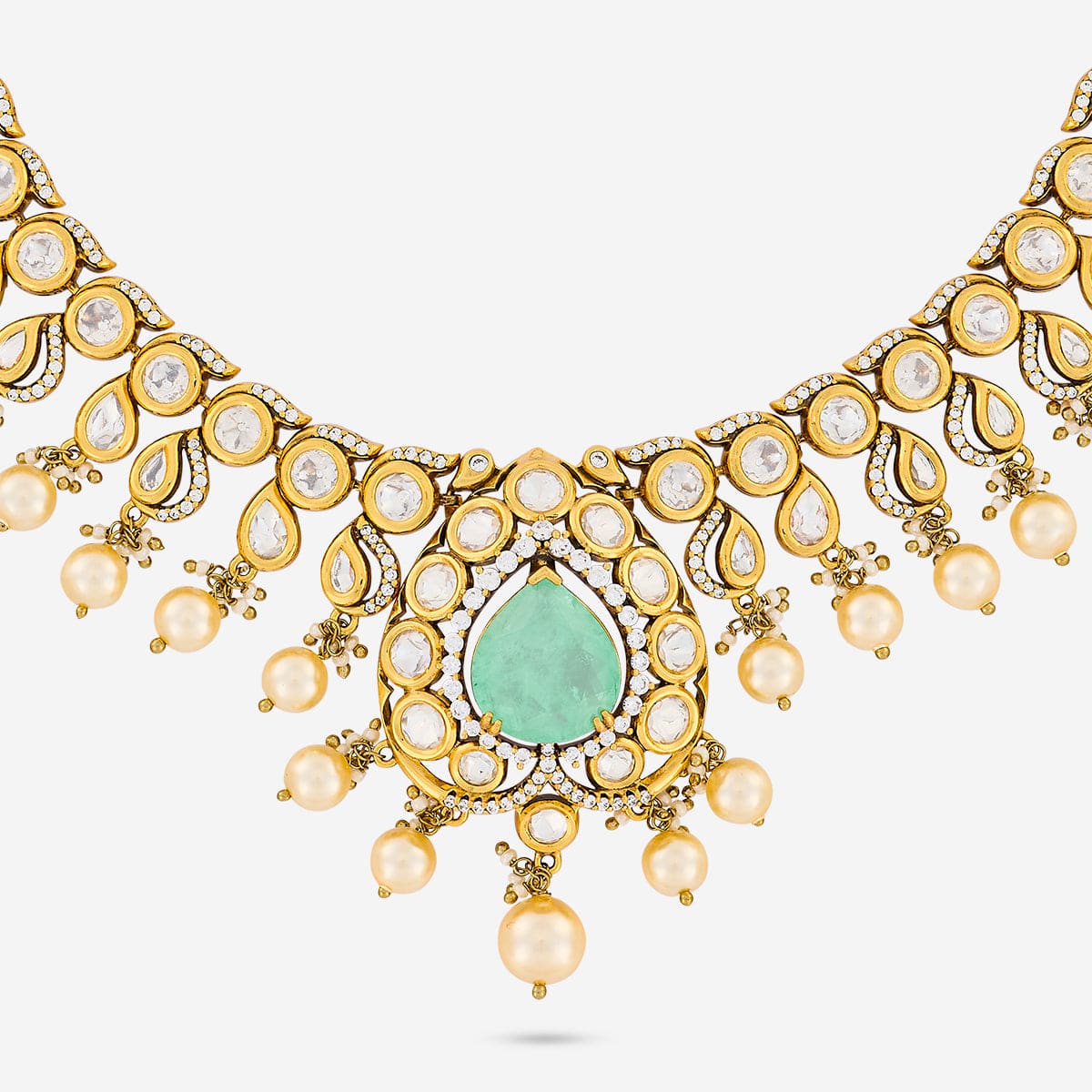 Kundan Necklace 195204 - Image 15
