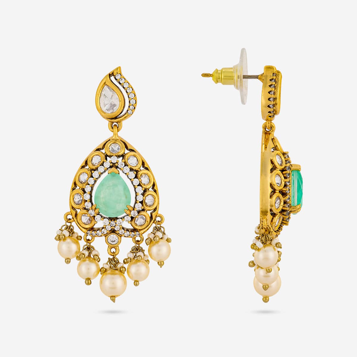 Kundan Necklace 195204 - Image 16