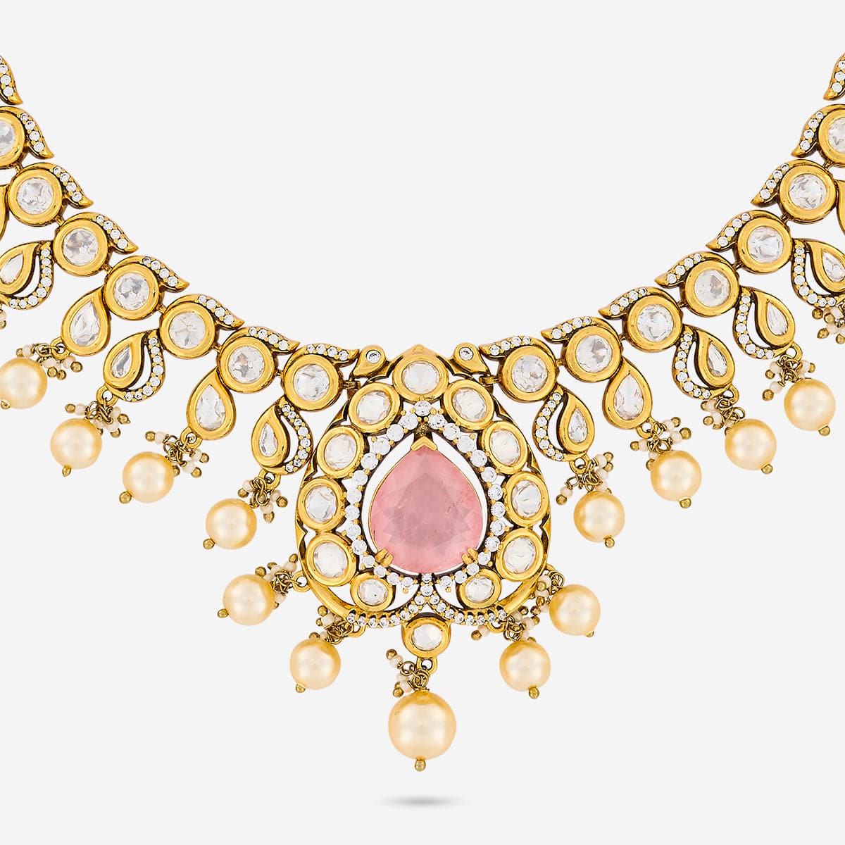 Kundan Necklace 195204 - Image 9