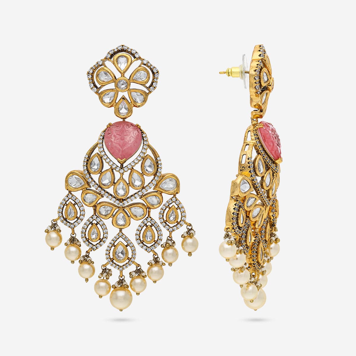 Kundan Necklace 195208 - Image 10