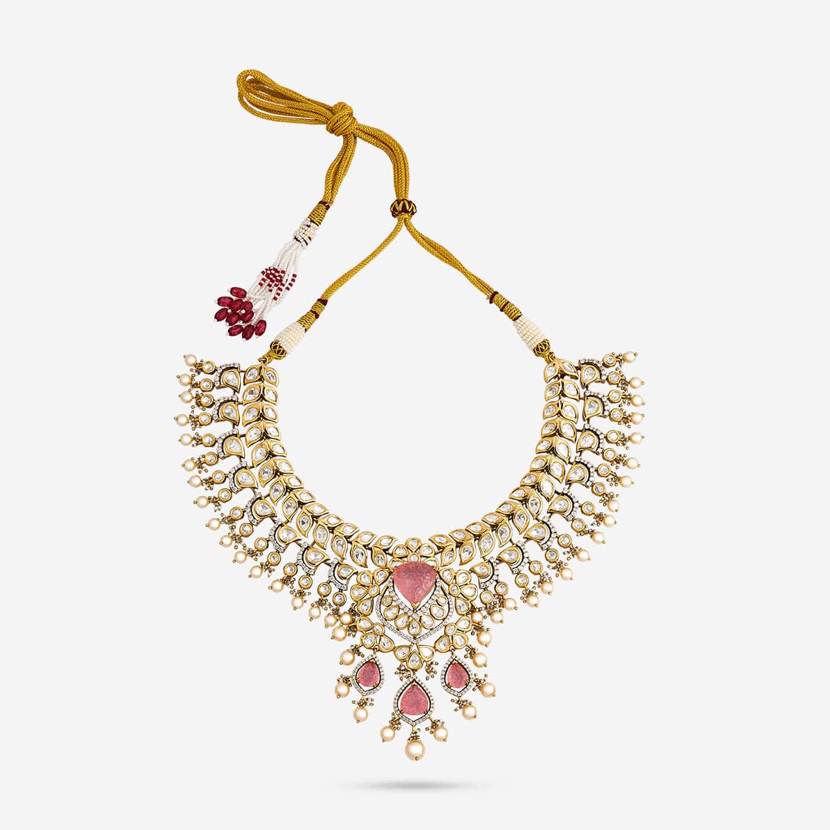 Kundan Necklace 195208 - Image 8