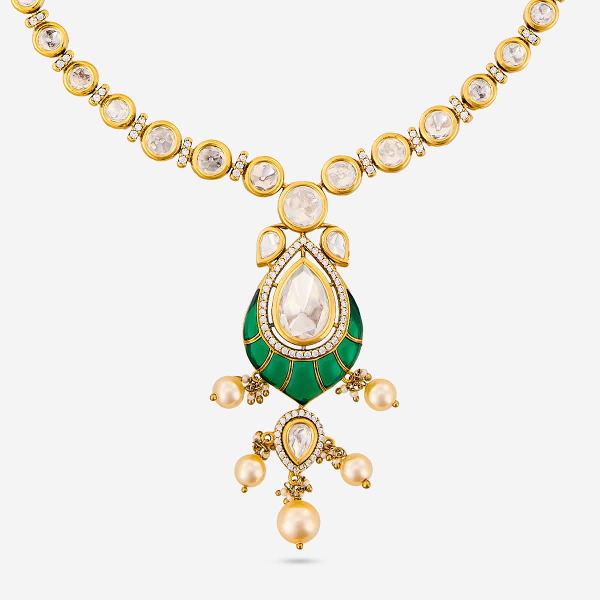 Kundan Necklace 196757 - Image 9