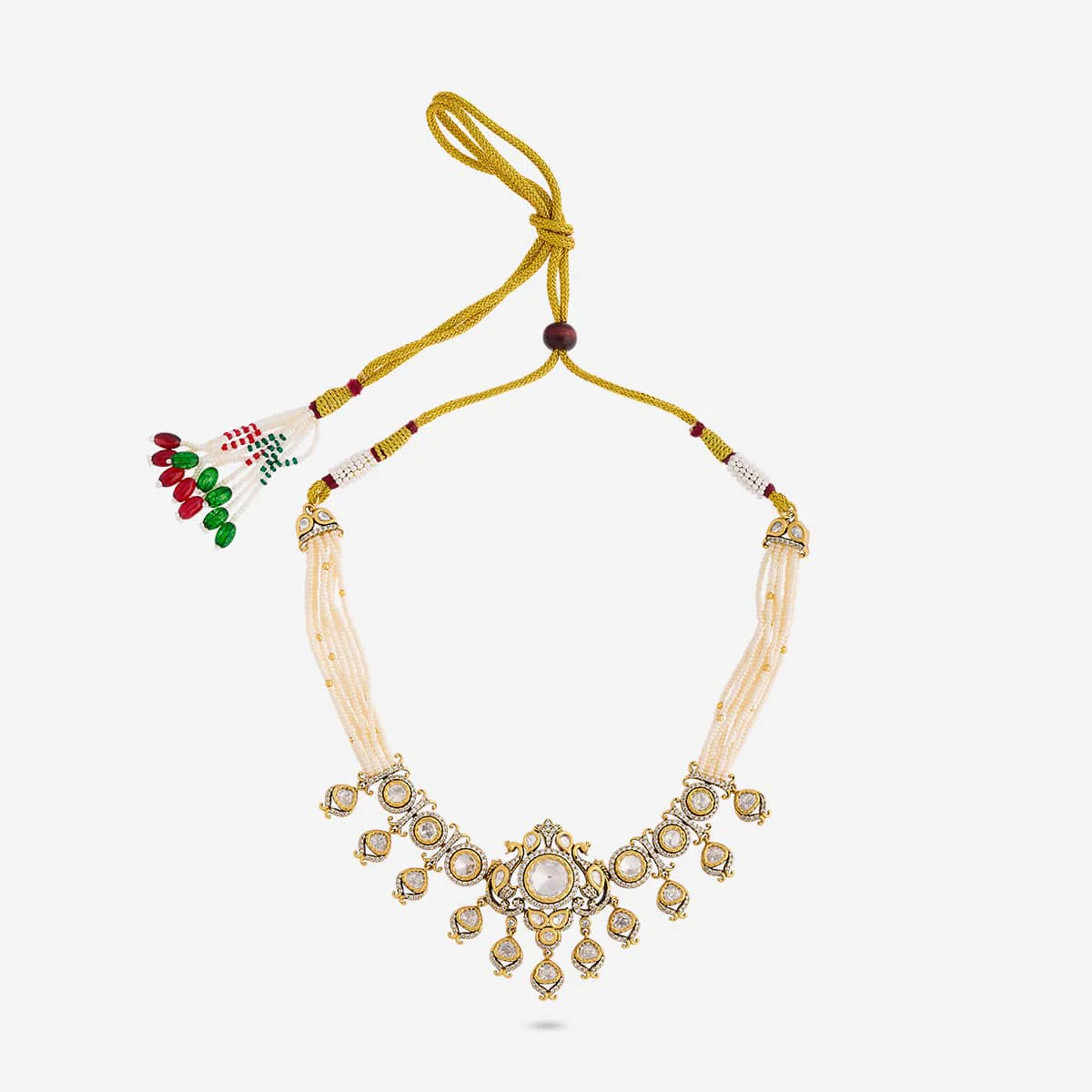 Kundan Necklace 196758 - Image 4