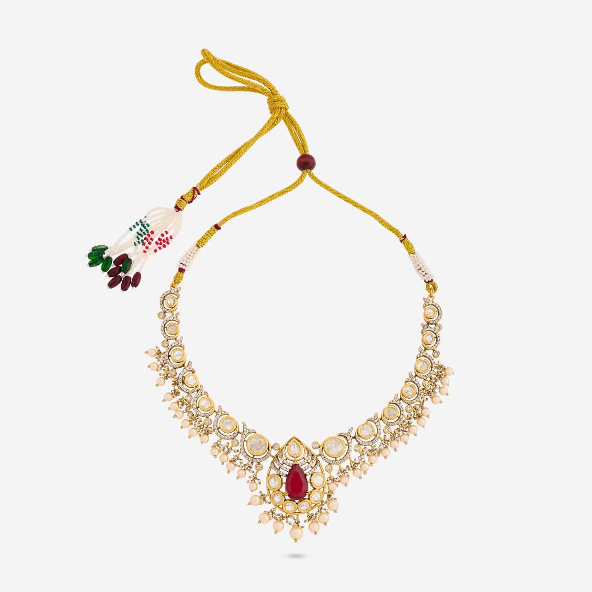 Kundan Necklace 196759 - Image 3