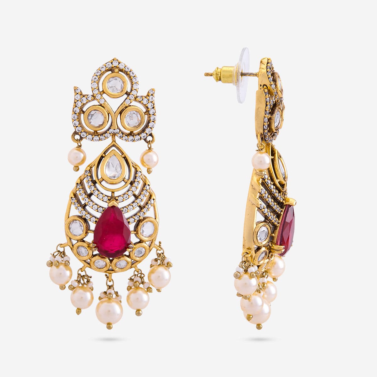 Kundan Necklace 196759 - Image 5