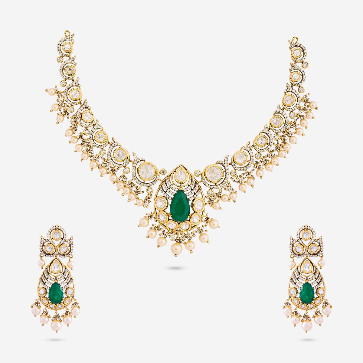Kundan Necklace 196759 - Image 6