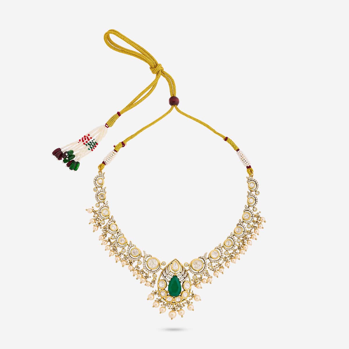Kundan Necklace 196759 - Image 9